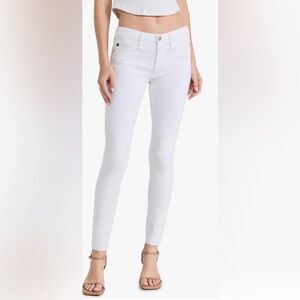 AG Adriano Goldschmied NWOT Women's Legging Ankle Jeans, in White.